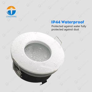 Cuarto de baño de Techo Luz de aluminio con accesorios hembra que MR16 y GU10 bombillas - Product Image 5