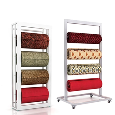 Apache Customizable Modern Metal Display Racks with Storage Function for Supermarket Carpet Display Stand — view 1