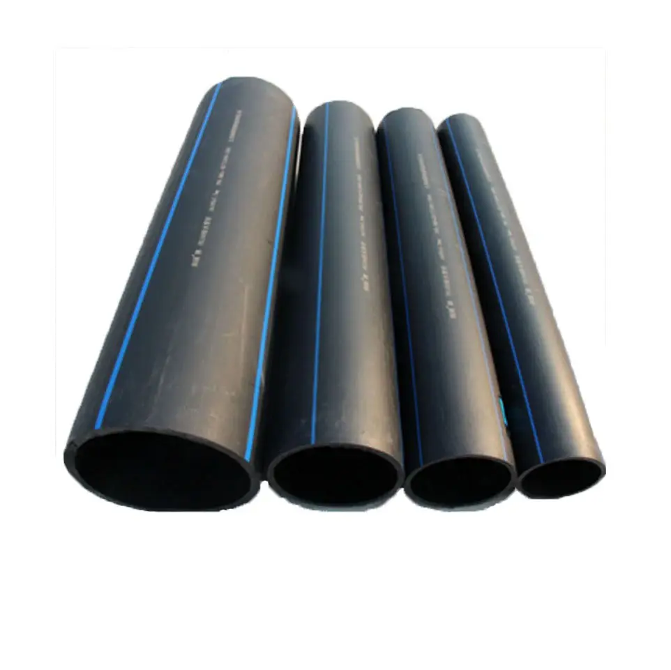 YiFang Environment-Friendly Sewage Treatment Pe 80 Or Pe 100 Blue Black Pe Pipe 90 110 250 280 315 500Mm
