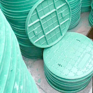 공장 맞춤형 한싱 브랜드 FRP GRP 경량 고강도 직사각형 정사각형 맨홀 뚜껑 CE 인증 EN124 - Product Image 5