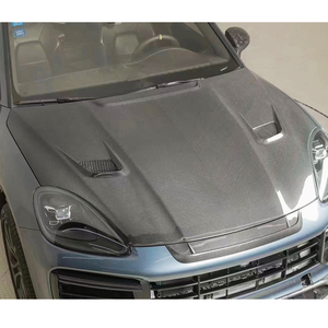 Capot moteur en fibre de carbone 2018-2023, nouveau pare-chocs avant en carbone sec pour Cayenne Upgrade 9YA MSY - Product Image 5