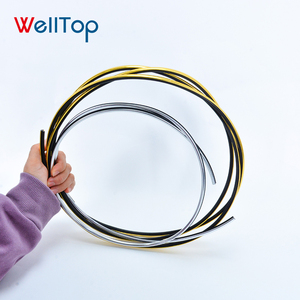 Dải Trang Trí Tự Dính Hình Chữ T Mà<span class=keywords><strong>u</strong></span> Vàng Kim Linh Hoạt Cho Đồ Nội Thất Dải Cạnh Dải Băng Cạnh <span class=keywords><strong>PVC</strong></span> Cho Ghế Sofa Xe Hơi Tủ Bếp - Product Image 6