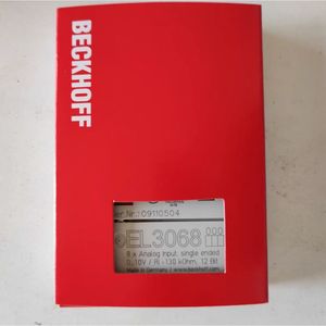 Módulo de Entrada Analógica Beckhoff EL3068 de 8 Canales, 0-10V, Monofásico, 12 Bits, EtherCAT, Fabricado en Alemania - Product Image 1