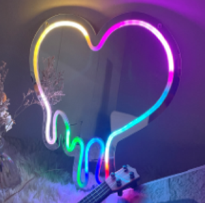 Specchio con Motivo Animale Personalizzato con Luce LED al Neon, Decorazione Moderna da Parete per Bagno, Insegna Luminosa al Neon per Disney <span class=keywords><strong>Hello</strong></span> Kitty - Product Image 6