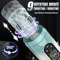 7 Jouets pour adultes vibrant, rotatifs et pénétrants, Machine sexuelle pour fellation, Masturbateur automatique pour homme avec fonctions de succion et de léchage, Pompe à pénis