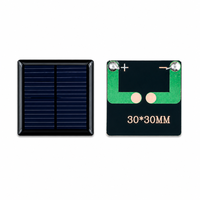 Cella Solare Monocristallina FOLDSUN in Resina Epossidica PERC 30x30mm 1.5V 0.2W 22.7% Efficienza CE ROHS per Piccoli Dispositivi Elettronici
