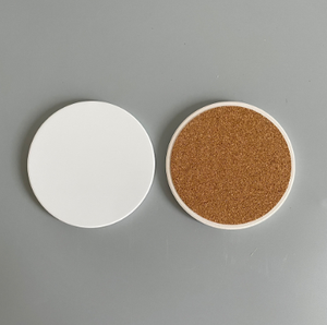 Nouveau style de sous-verre en céramique vierge pour sublimation, rond ou carré, pour transfert thermique - Product Image 2