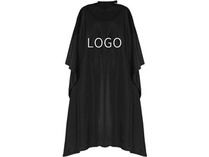 Châle de salon noir personnalisé, châle de soin des cheveux en polyester, cape de coiffure professionnelle - Product Image 2