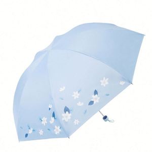 Design Customizable <b>Automatic</b> Folding <b>Umbrella</b> with UV Protection Sunscreen for Business Gifts Manual Control Logo Printed - Product Image 5