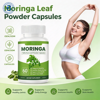 Capsules de poudre de Moringa OEM/ODM pour la santé des articulations, le soutien du métabolisme et du système immunitaire – Vente en gros de capsules de Moringa