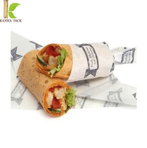 Fast Food Custom Logo Food Greaseproof <b>Paper</b> <b>Wax</b> Coated <b>Paper</b> Sandwich Burger <b>Wax</b> <b>Paper</b> Baking Roll - Product Image 3