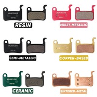 25 paires de plaquettes de frein à disque en céramique BUCKLOS, plaquettes de frein hydrauliques pour vélo, plaquettes de frein en résine/semi-métalliques pour A01S M06 M07 M07S