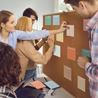 Blocs-notes adhésifs colorés, suggestion psychologique positive, haute viscosité, bloc-notes de bureau pour étudiants, promotion en gros