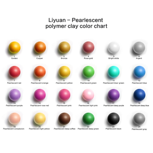 6 Màu Sắc 100G Kim Loại Polymer Đất Sét Trẻ Em Của DIY Thủ Công Mỹ Nghệ Đồ Chơi Đặt Lò Đất Sét Bán Buôn - Product Image 3