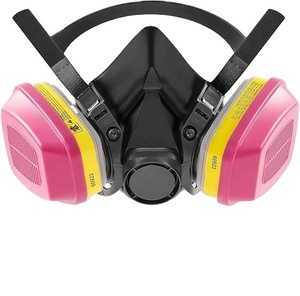 Masker Gas pelindung wajah, <span class=keywords><strong>Respirator</strong></span> setengah wajah dapat digunakan kembali dengan Kit 7-in-1 untuk merokok masker Gas kimia - Product Image 3