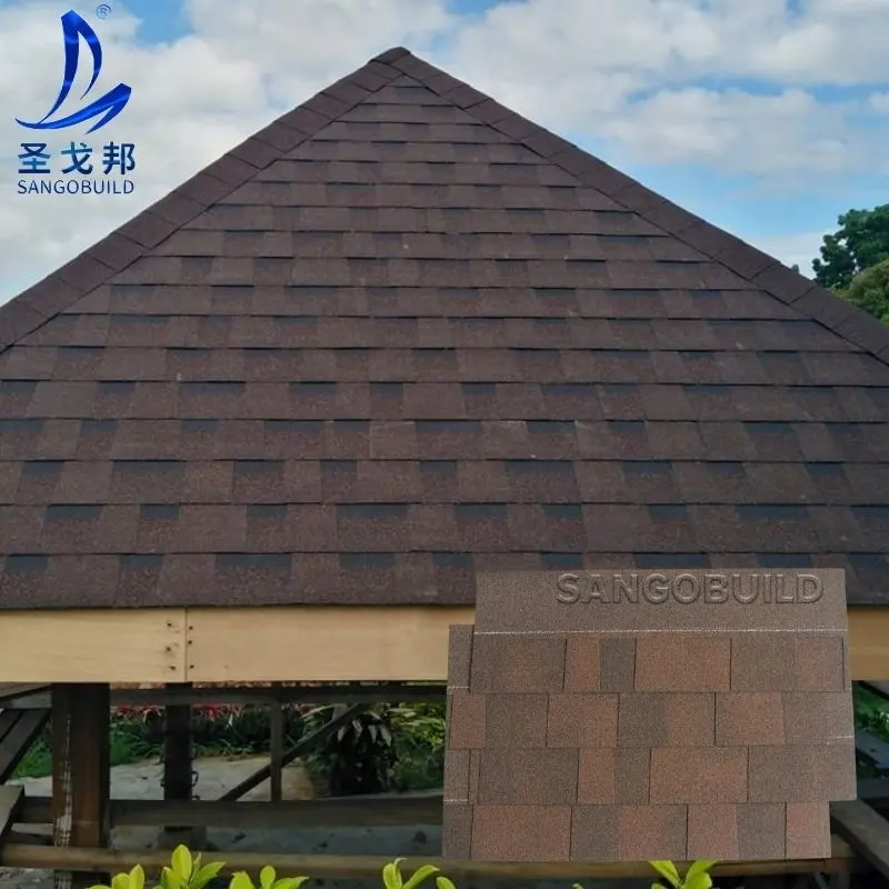 High Wind Resistance Asphalt Roof Shingle Architectural Roof Tiles for Projects House Plan