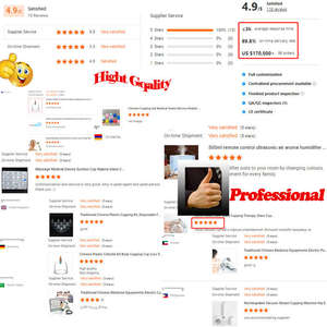 Vente en gros Pompe à air 6 tasses Ventouses sous vide médical Hijama Ventouses de massage sous vide avec pistolet Ce OEM - Product Image 4