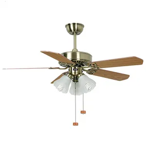 Reversible high luminous workshop green ECO plywood blades big wind bulb light new design ceiling fan