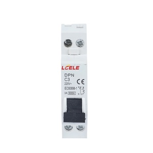 Mini disjoncteur magnétique compact 63A Courant nominal 4.5 KA Capacité de coupure Type C Courbe BCD pour espace restreint - Product Image 1