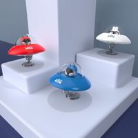 Support décoratif de parfum de voiture Alien OVNI créatif moderne pour l'aromathérapie d'ornement en plastique de bouche d'aération intérieure