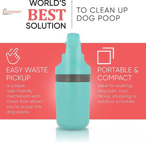 Pala Recogedora Portátil <span class=keywords><strong>de</strong></span> Heces para Mascotas con Dispensador <span class=keywords><strong>de</strong></span> Bolsas Sostenibles Accesorio <span class=keywords><strong>de</strong></span> Plástico Duradero para Pasear al <span class=keywords><strong>Perro</strong></span> - Product Image 6