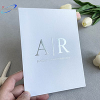 Carte de remerciement personnalisable pour événements d'entreprise, impression d'enveloppes pliées en trois pour mariage, boîte d'invitation de mariage