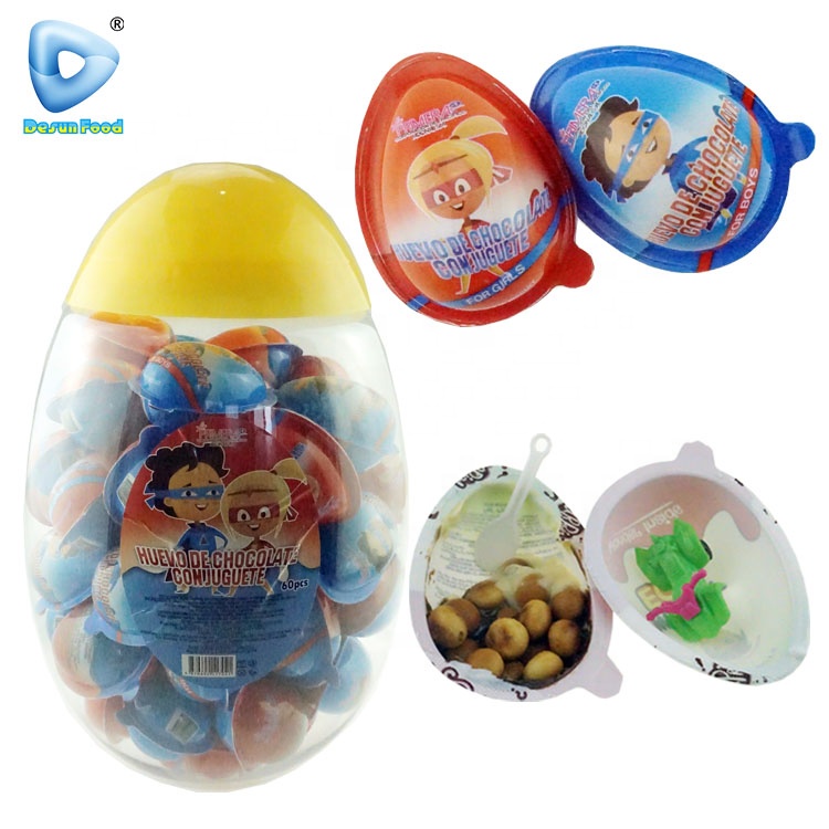 Лидер продаж, шоколадное печенье в виде яйца с игрушкой в банке