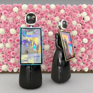 Robot guide pour hall d'exposition et centre commercial, caméra de reconnaissance faciale, photomaton, <span class=keywords><strong>intelligence</strong></span> artificielle, métal - Product Image 6