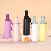 Kreative Modulare Edelstahl Doppelwandige Isolierte Sport-Wasserflasche für Outdoor-Wandern Camping - Valentinstag Neujahr