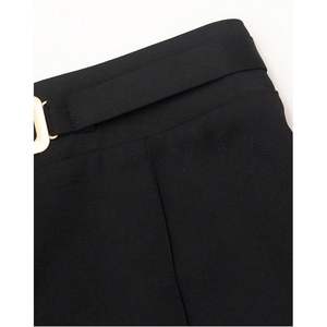 Pantalon crayon taille haute pour femme avec ceinture, anti-plis, long, pour le bureau, le travail et les occasions décontractées - Product Image 2