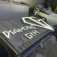 Letras de Canal Acrílicas Personalizadas con Iluminación Frontal 3D, Letrero LED de Neón Impermeable de Acero Inoxidable con Clasificación IP65 para Empresas, Hospitales y Parques