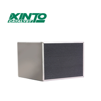 Catalyseur ondulé renforcé de fibres de verre XINTO, excellente stabilité dimensionnelle pour les conditions de gaz de combustion à forte humidité