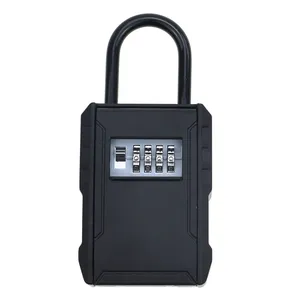 YH9224钥匙保险箱储物锁盒/室外4位壁挂式组合钥匙锁盒防盗锁