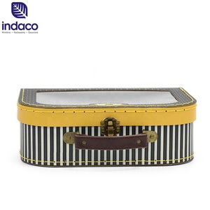 Wholesale Cardboard Suitcase Stitching Recycled <b>Paper</b> <b>Box</b> Children's Toy Suitcase Gift <b>Box</b> with Handle - Product Image 5