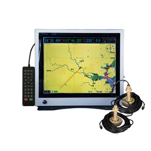 YSP 19 بوصة GPS البحرية fishfinder صياد السمك مع AIS