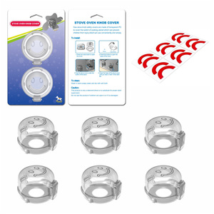 Prodigio VB005 copri manopola di sicurezza per cucina per forno per bambini coperchio stkob adesivo per pomello a <span class=keywords><strong>Gas</strong></span> in plastica - Product Image 2