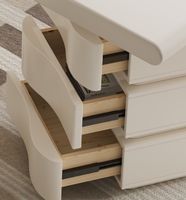 Bureau de direction ergonomique moderne en bois massif avec tiroir, bureau d'écriture de luxe pour la maison ou le bureau