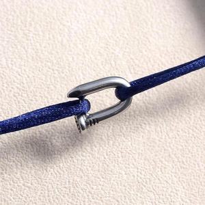 Pulsera de cuerda de <span class=keywords><strong>Amistad</strong></span> de <span class=keywords><strong>amor</strong></span> de <span class=keywords><strong>uñas</strong></span> dobladas - Product Image 2