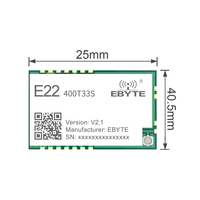 Modul Lora RF Modul Serial Nirkabel E22 SMD Modem Transmisi 230Mhz 400Mhz 900Mhz RSSI Jarak Jauh E22-400T33E 400T33D