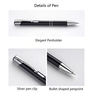 قلم حبر جاف معدني من جوويل، أقلام ترويجية محمولة مطبوعة بالشاشة الحريرية بشعار مخصص للهدايا الترحيبية والفعاليات والمعارض التجارية - Product Image 6