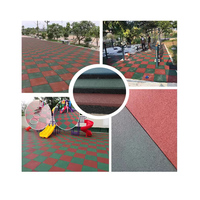 Farbe Full Park Garden School Kindergarten Gym Gummi boden fliesen Gummi matte für Spielplatz
