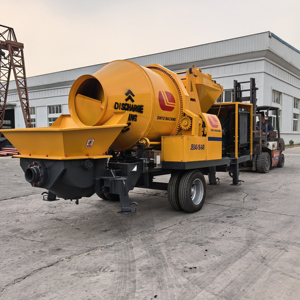Diesel Engine <b>Concrete</b> Mixer Pump <b>Machine</b> JBS40 <b>Concrete</b> Pump with Mixer for Sale - Product Image 1