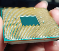 Processeur de bureau AMD Ryzen 5 2600 d'occasion, 6 cœurs, 12 threads, socket AM4, puce démontée de seconde main