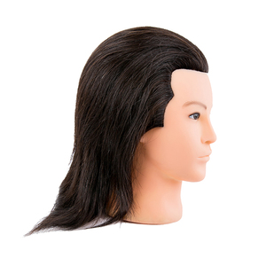 Maniquí Masculino 100% Realista con Cabello para Salón, Cabeza de Maniquí para Entrenamiento al por Mayor - Product Image 4