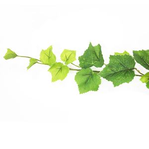 Guirnalda Artificial de Uvas de Plástico de 200 cm de Largo con 71 Hojas <span class=keywords><strong>para</strong></span> Decoración de Interiores, Venta al por Mayor - Product Image 2