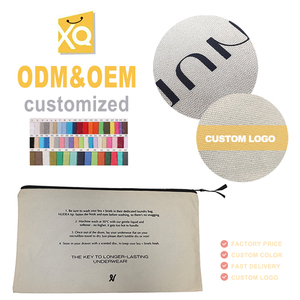 Sac de voyage à fermeture éclair en coton léger pour maquillage stockage de voyage sous-vêtements soutien-gorge sacs de rangement pour <span class=keywords><strong>lingerie</strong></span> vente en gros - Product Image 1