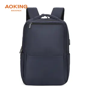 Aoking ธุรกิจทุกวันผู้ชายกระเป๋าเป้สะพายหลังแล็ปท็อปกันน้ํา mochila de computador กลางแจ้ง sac dos กระเป๋าเป้สะพายหลังโรงเรียนความจุขนาดใหญ่