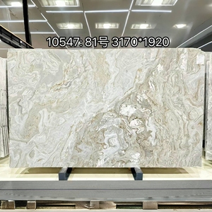 SW STONE diseño moderno avalancha mármol brasileño blanco cuarcita piedra losa para <span class=keywords><strong>encimeras</strong></span> mesas de comedor pisos revestimientos de paredes - Product Image 2