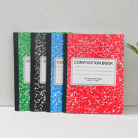 X1019-1 Cahier de Composition Fourniture Scolaire Journal d'Écriture pour Élèves Papier Ligné Carnet Marbré Cahier d'Exercices B5 pour Enfants et Étudiants