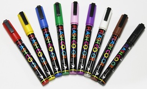 2mm <span class=keywords><strong>punta</strong></span> <span class=keywords><strong>extra</strong></span> <span class=keywords><strong>fina</strong></span> 16 colores pintura de acrílico marcadores bolígrafos para rock pintura - Product Image 2